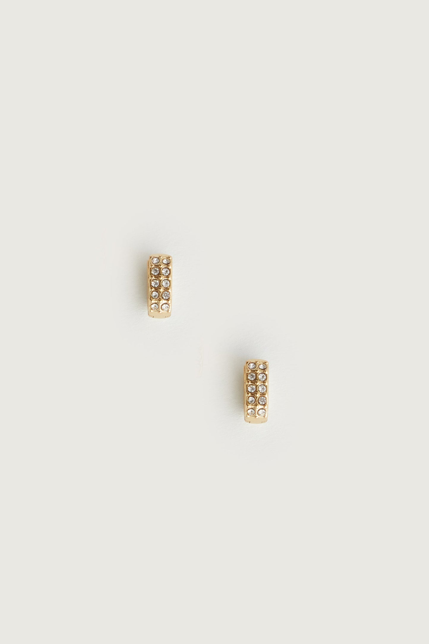 HUGGIE HOOPS WITH GEM