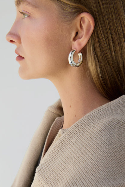 CHUNKY HOOP EARRINGS