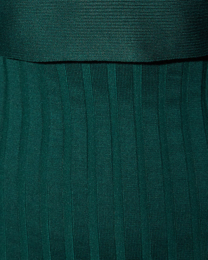 Full Of Surprises Ribbed Knit Midi Dress