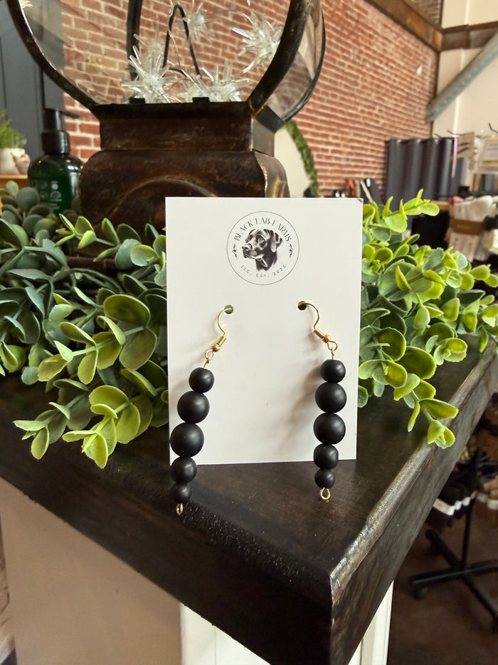 Black Beads Long