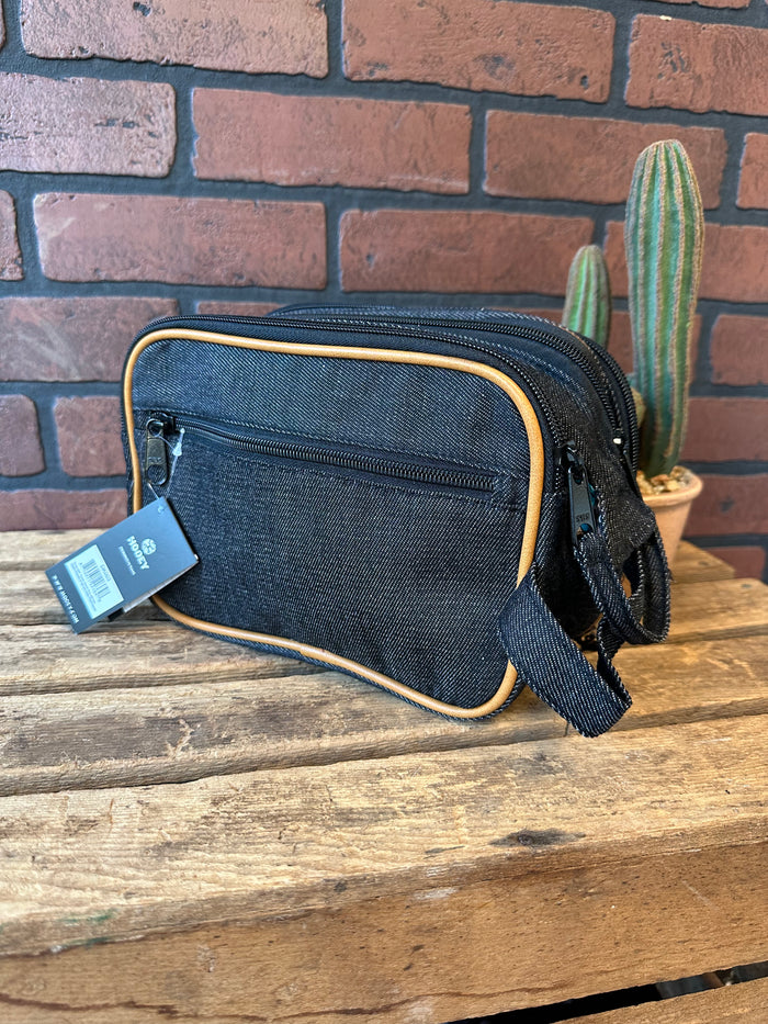 Hooey Dopp Kit Denim Aztec Toiletry Bag DK003-Painted Cowgirl Western Store