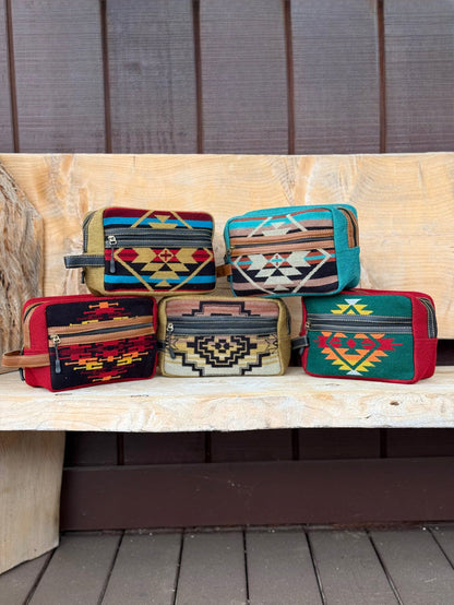 El Paso Woven Southwest Travel Toiletry Bag