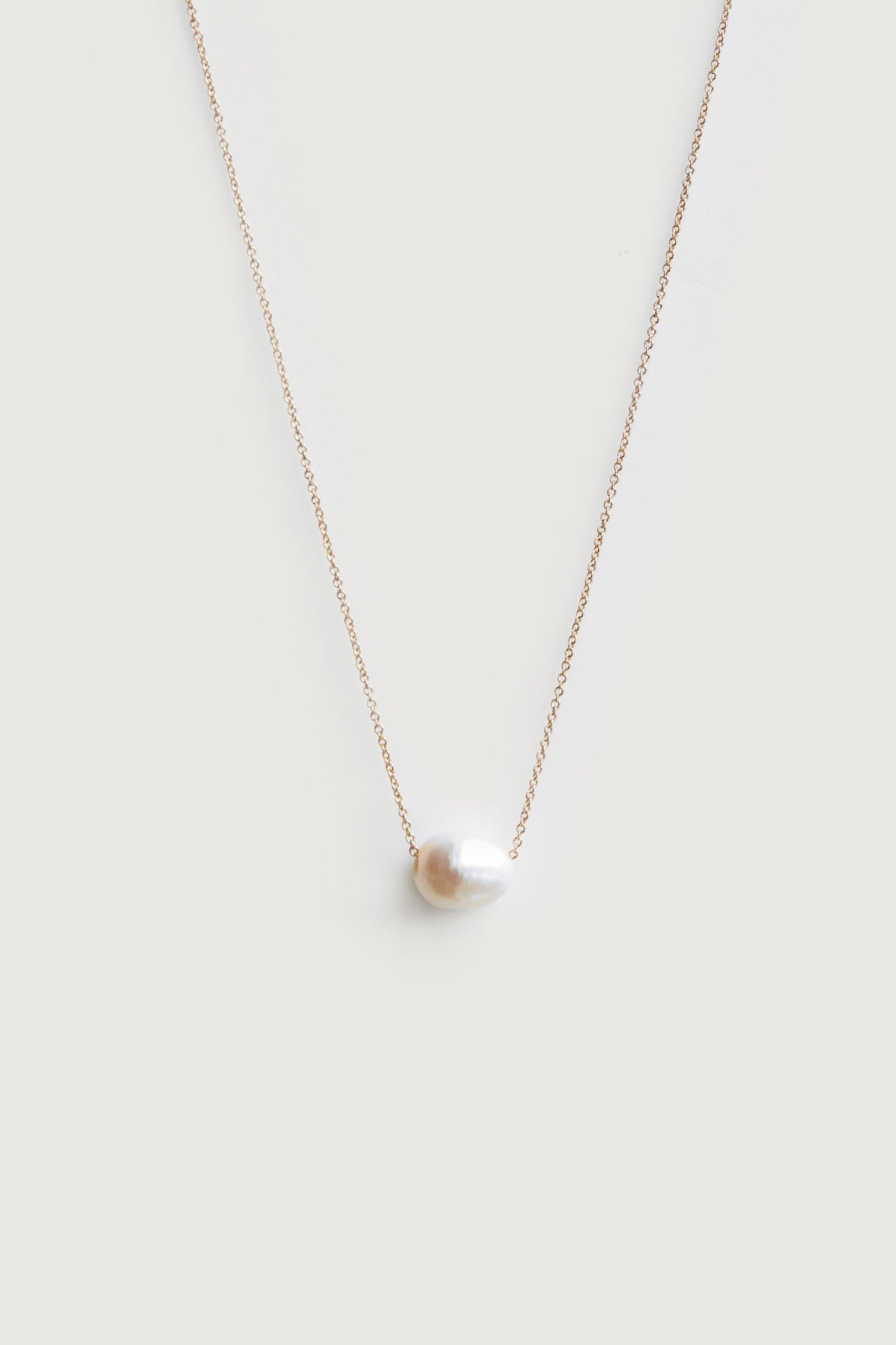 NATURAL PEARL CHAIN NECKLACE