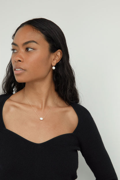 NATURAL PEARL CHAIN NECKLACE