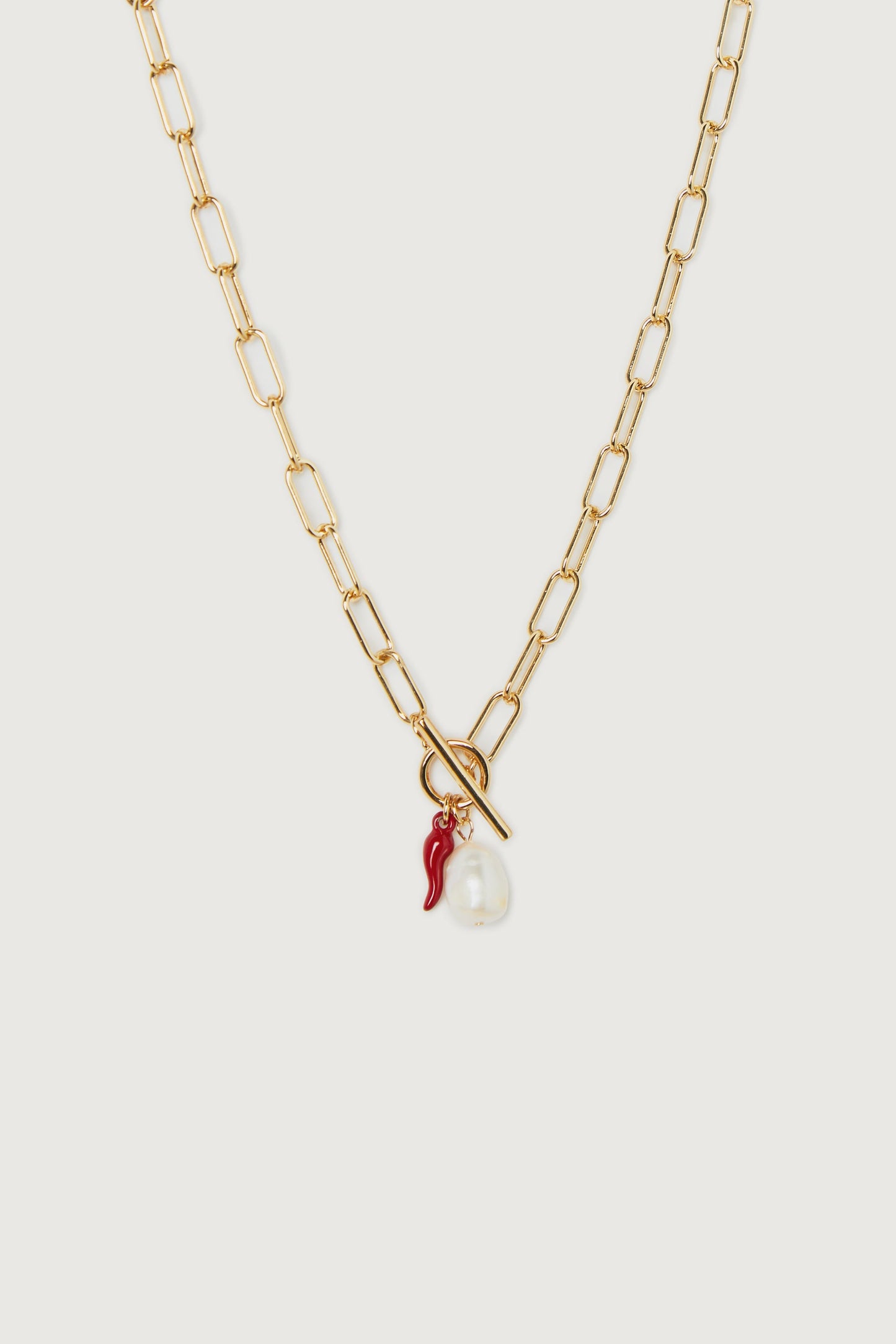 PEARL AND CHARM CHAIN