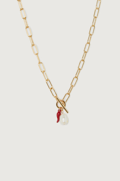 PEARL AND CHARM CHAIN
