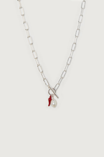 PEARL AND CHARM CHAIN