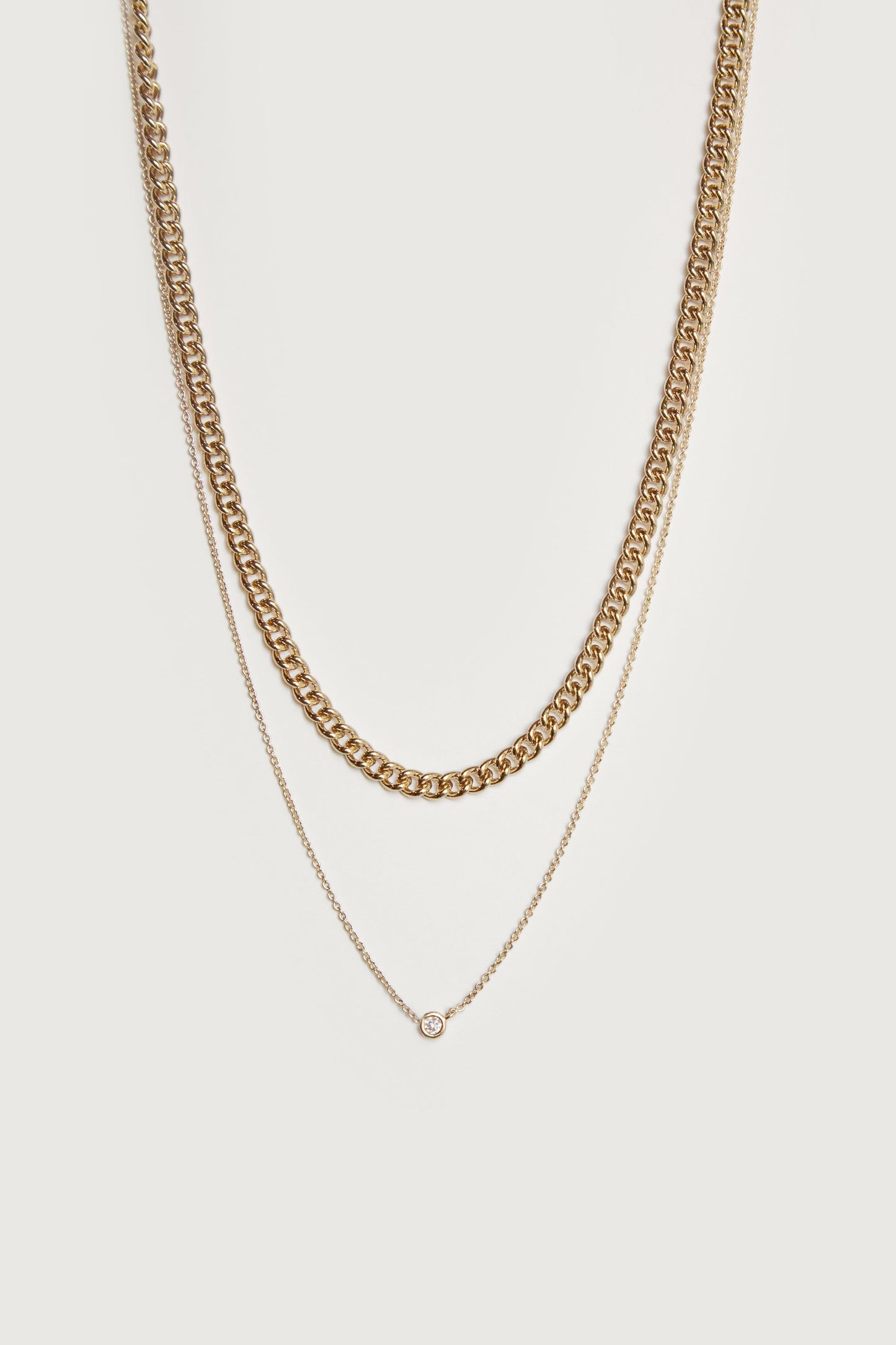 LAYERED CHAIN NECKLACE