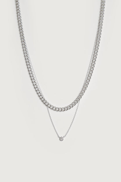 LAYERED CHAIN NECKLACE