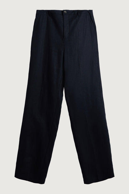 100% LINEN STRAIGHT LEG PANT