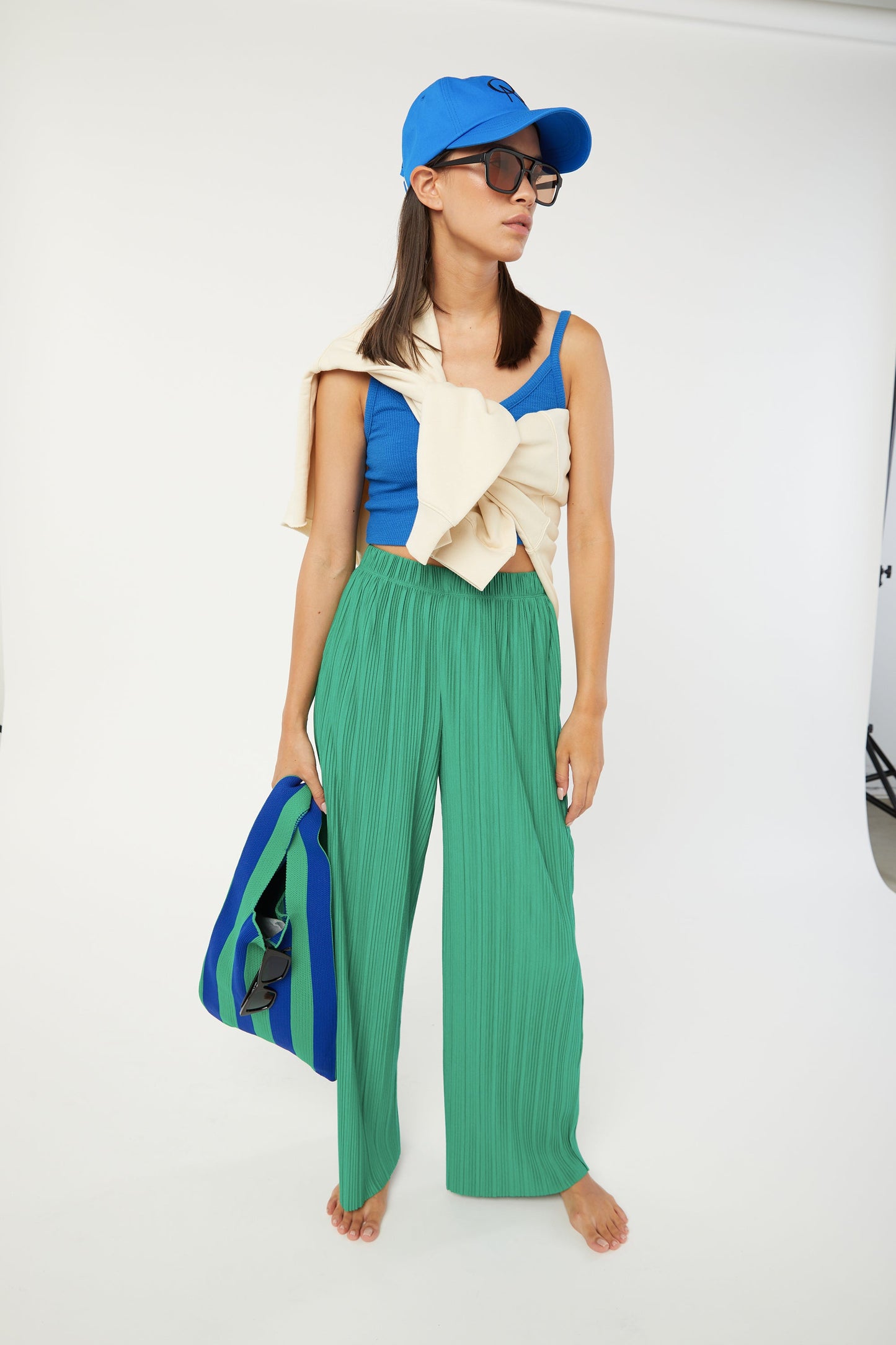 PLEATED LOUNGE PANT