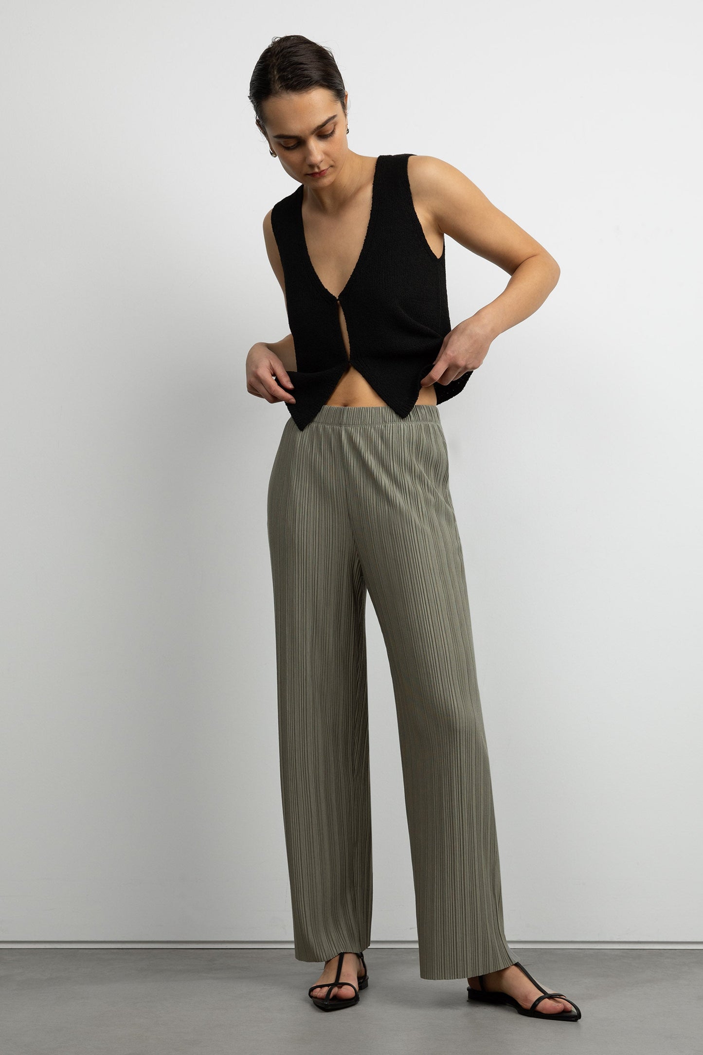 PLEATED LOUNGE PANT