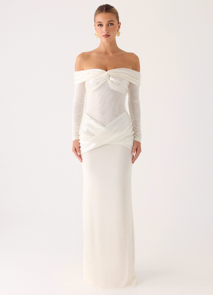 Never Really Over Maxi Dress - White