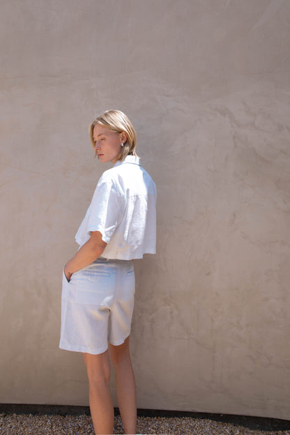 LINEN BLEND SHORT
