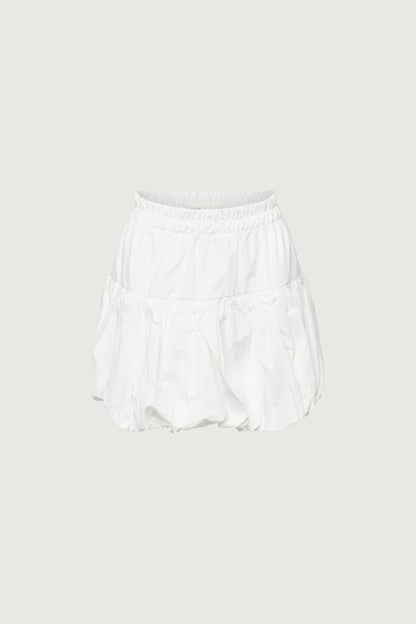 BUBBLE HEM MINI SKIRT