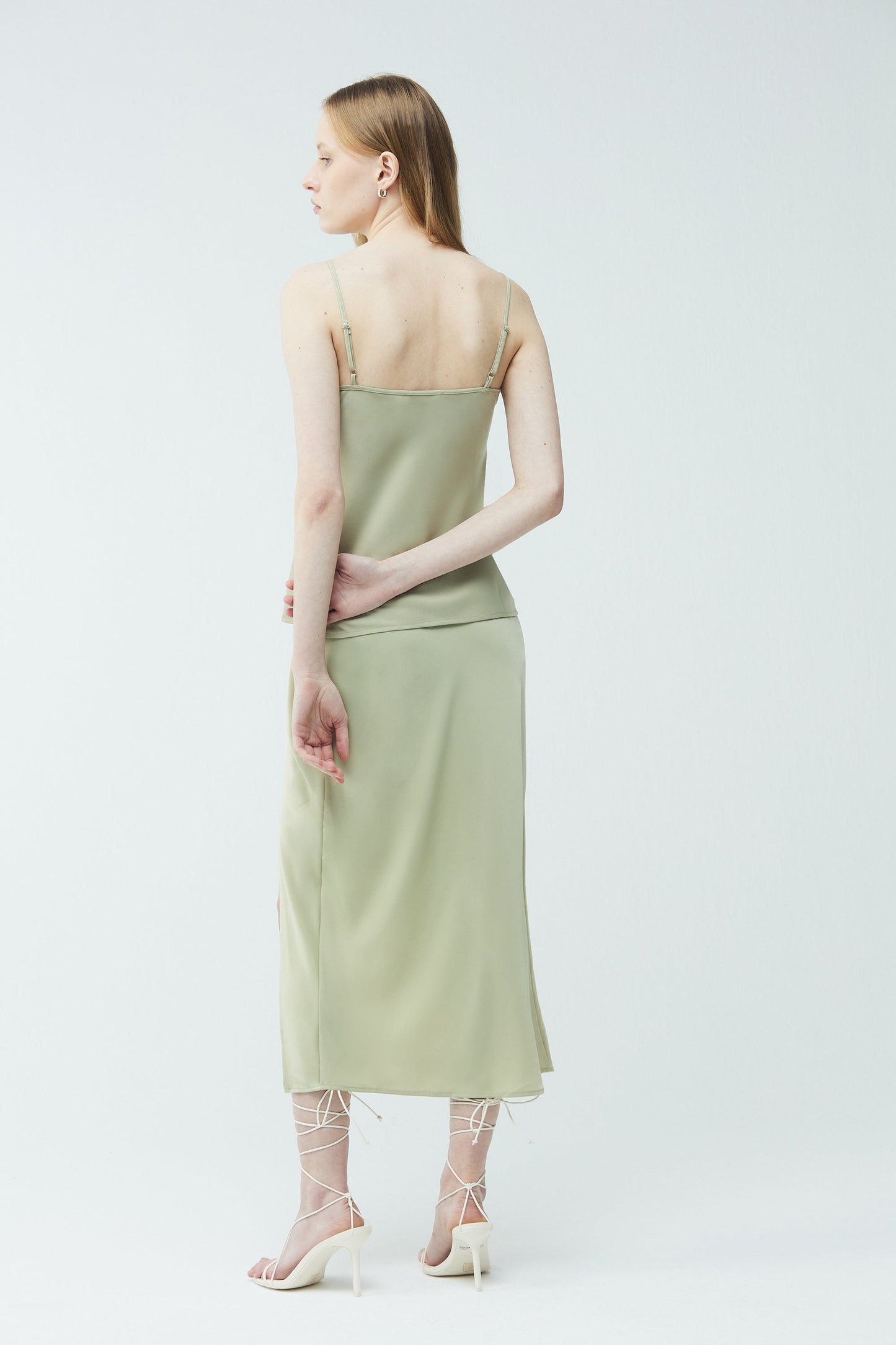 MIDI SLIP SKIRT