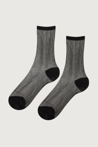 ORGANIC COTTON NYLON MESH SOCKS