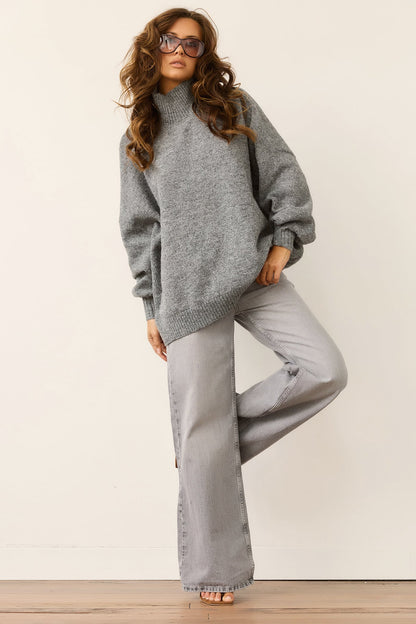 Aftersun Knit Sweater - Grey