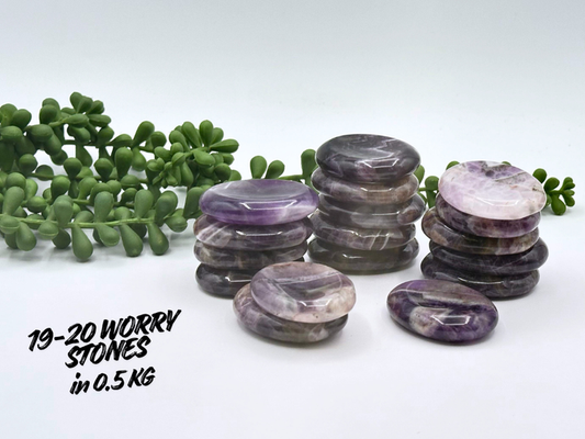 Amethyst Worry Stone