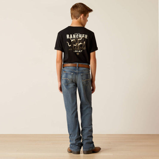 Ariat Boy's Durango B4 Relaxed Challenger Boot Cut Jeans 10051864-Painted Cowgirl Western Store