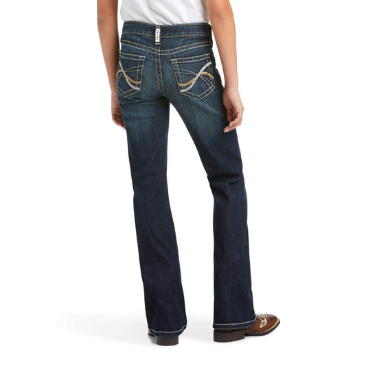 Ariat Girl's REAL Kylee Slim Boot Cut Jeans 10037941-Painted Cowgirl Western Store