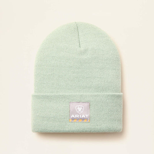 Ariat Women's Leaf Green Watch Cap Knit Beanie 10053442-Painted Cowgirl Western Store