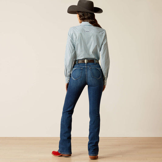 Ariat Women's Portland Lydia High Rise Boot Cut Jeans 10051838-Painted Cowgirl Western Store