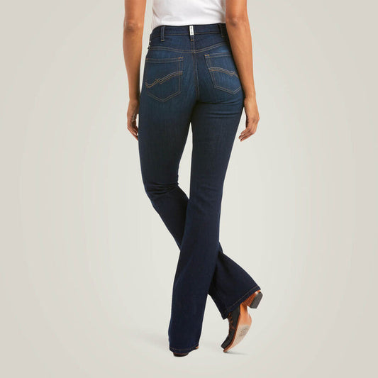 Ariat Women's R.E.A.L. Pennsylvania High-Rise Dark Wash Ballary Bootcut Jeans 10036813