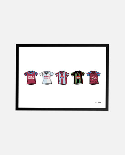ART OF AVFC Classics Framed Print | Villa Football Wall Art