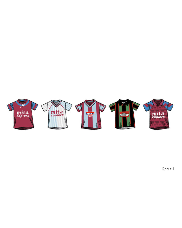 ART OF AVFC Classics Framed Print | Villa Football Wall Art