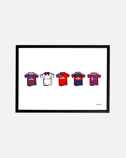 ART OF Bayern Classics Framed Print | German Football Wall Art