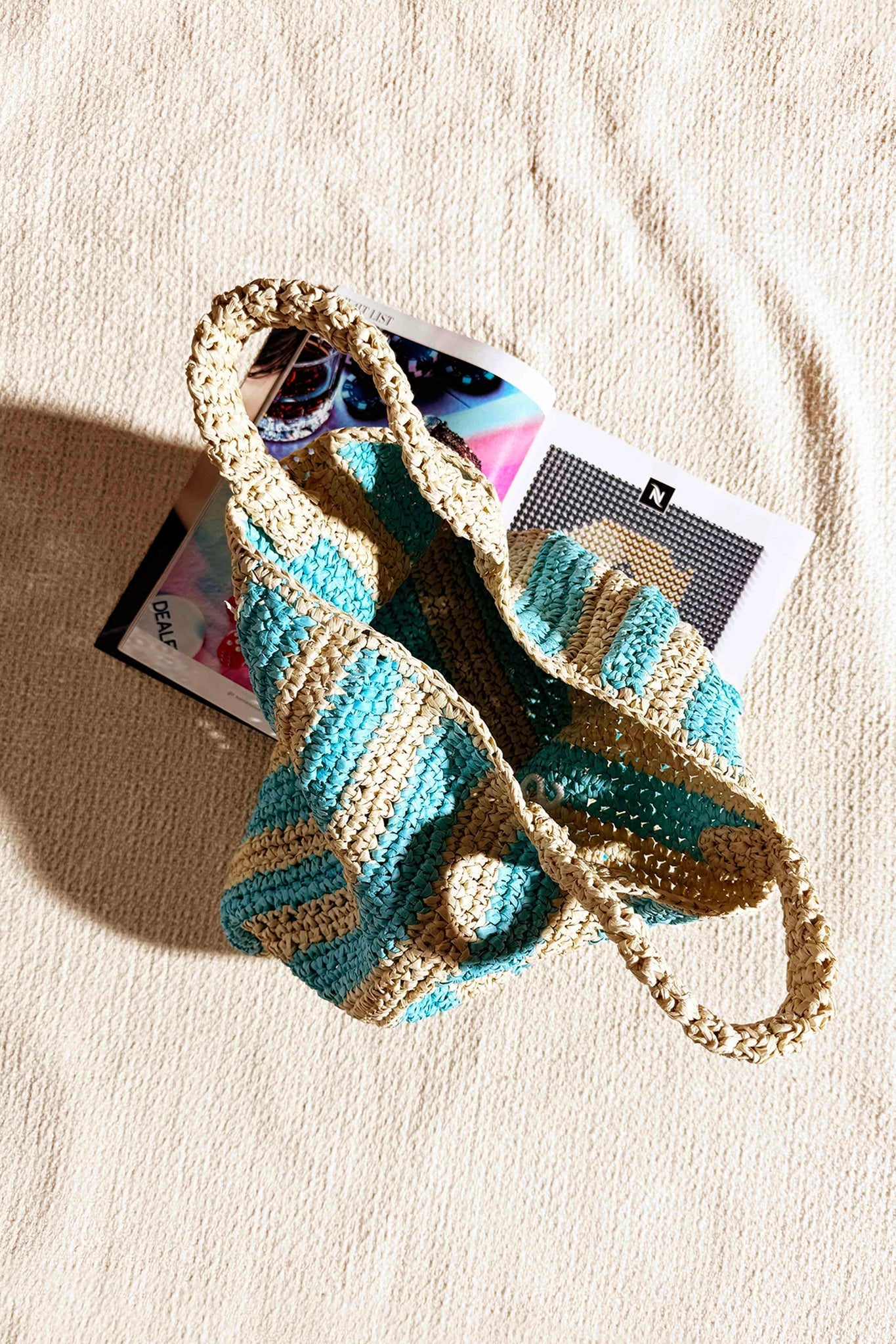 Bayside Brunch Bag - Blue Beige
