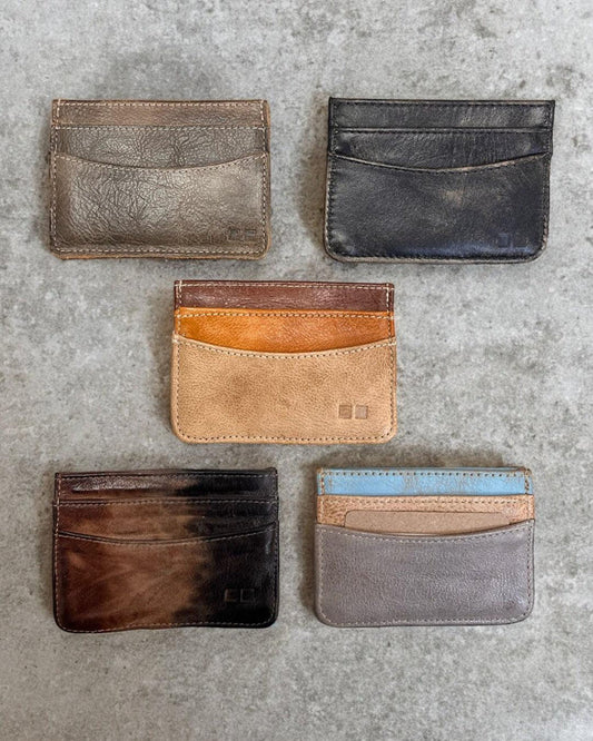 Bed Stu Chuck Leather Credit Card Wallet Organizer A514013-Painted Cowgirl Western Store