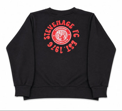 Black Hoodie - red bubble logo