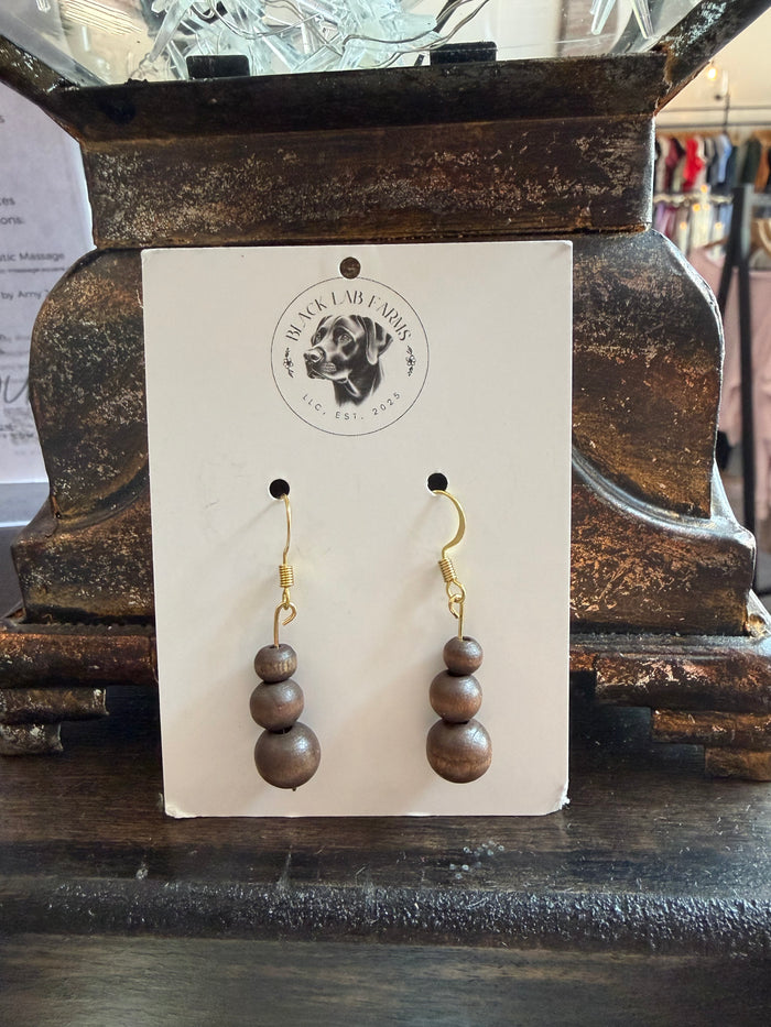 Dangle Brown Bead