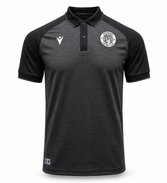 Black Travel Polo Shirt