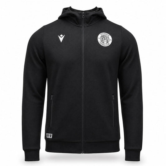 Black Zipped Hoodie