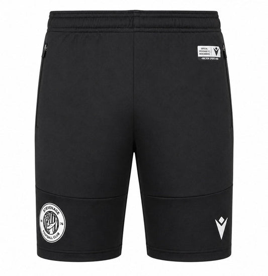 Black Zipped Pocket Shorts