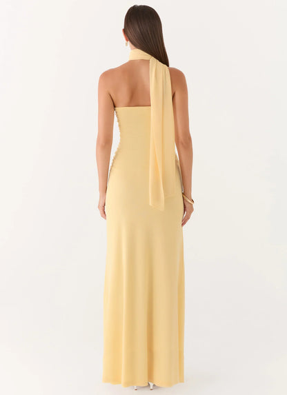 Songbird Maxi Dress - Yellow