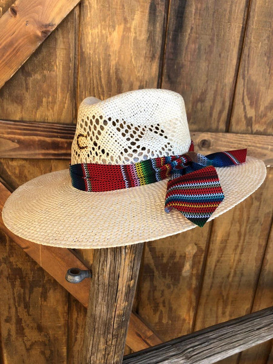 Charlie 1 Horse Women's Fiesta Natural Western Straw Hat CSFSTA-343681-Painted Cowgirl Western Store