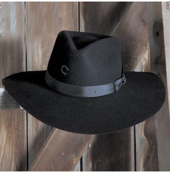 Charlie 1 Horse Women's Highway Black Wool Hat CWHIWA-4036-Painted Cowgirl Western Store