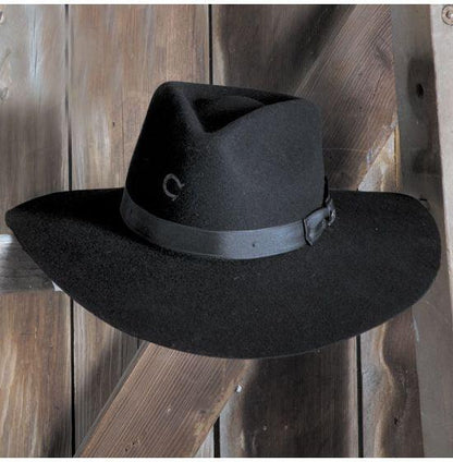 Charlie 1 Horse Women's Highway Black Wool Hat CWHIWA-4036-Painted Cowgirl Western Store