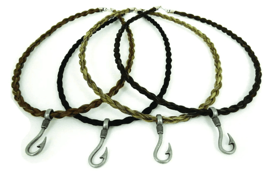 Cowboy Collectibles Surf Seeker Fish Hook Horse Hair Necklace CKP13