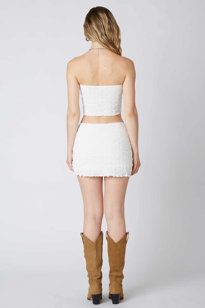 Lydia White Mini Skirt