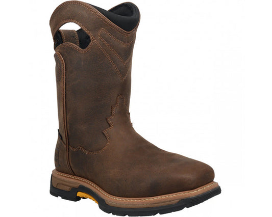 Dan Post Men's Brown Leather Thunderhead Waterproof Slip Resistant Work Boots DP56423