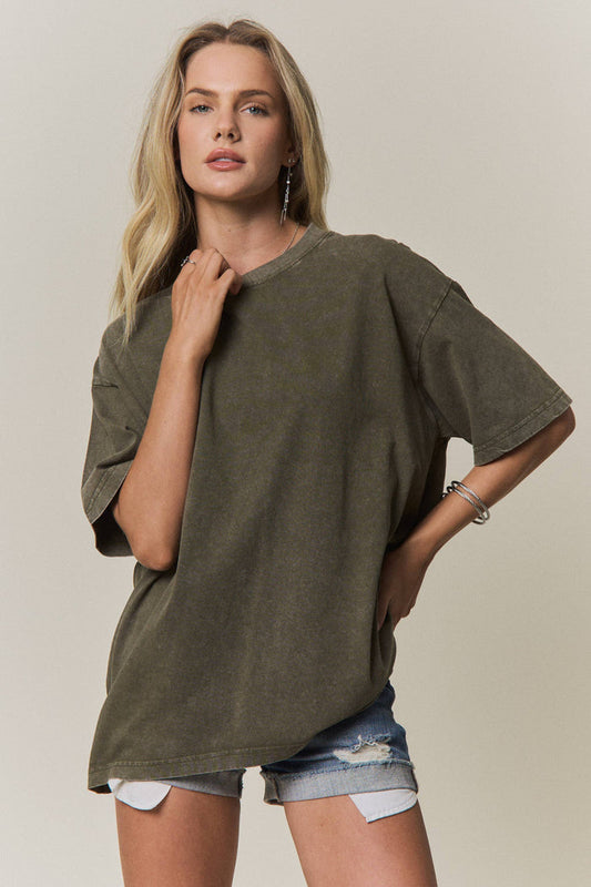 DROP SHOULDER TOP
