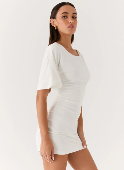 Omari Mini Dress - White