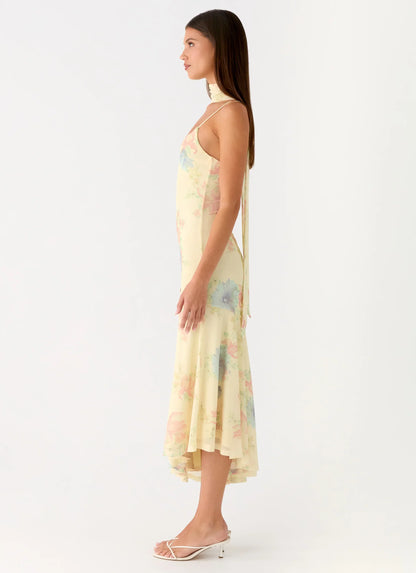 Sole Mio Midi Dress - Spring Meadow
