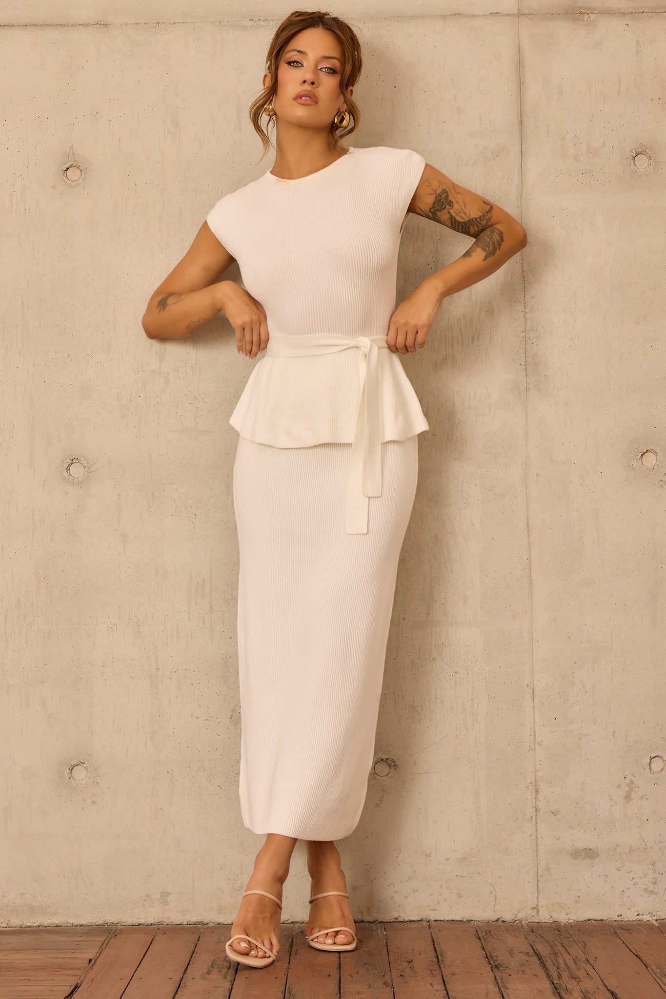 Fab Moments Knit Set - White