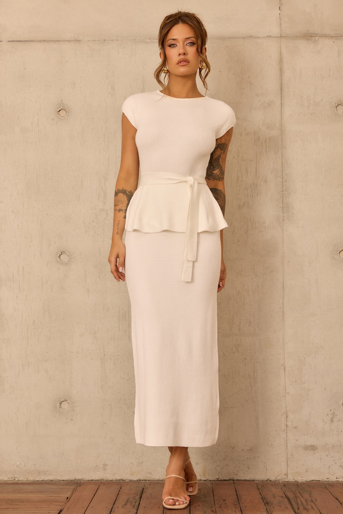 Fab Moments Knit Set - White